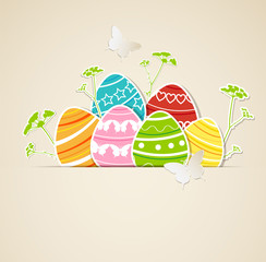 Paper Easter background