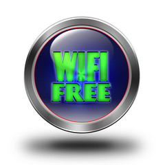WIFI Free glossy icon