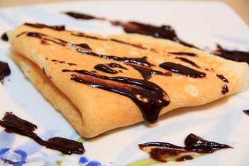 Crêpe au chocolat