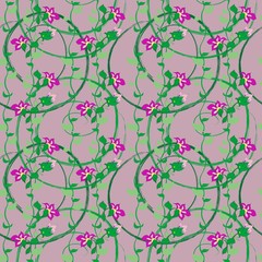Obraz na płótnie Canvas Floral seamless pattern