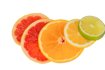 Papier Peint photo Tranches de fruits Tranches d& 39 orange
