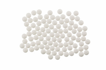 Weiße Tabletten