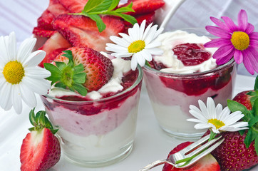 Fruchtiger Sommer-Genuss mit Erdbeeren und Quark