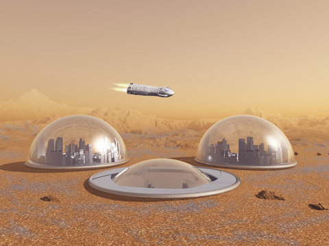 Futuras colonias humanas en Marte