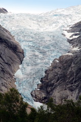 Glacier Briksdale in Norway.