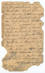 Old handwriting - circa 1881