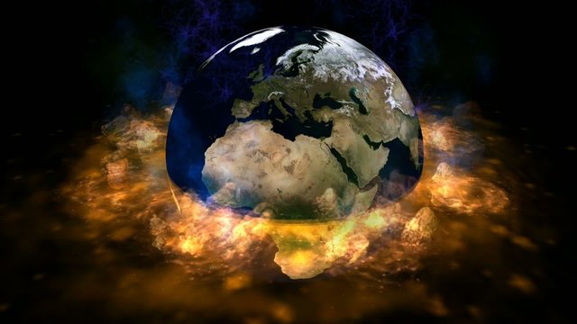 Rotating Earth Animation