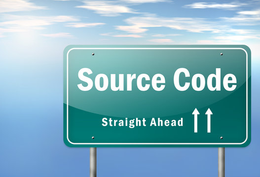 Highway Signpost "Source Code"