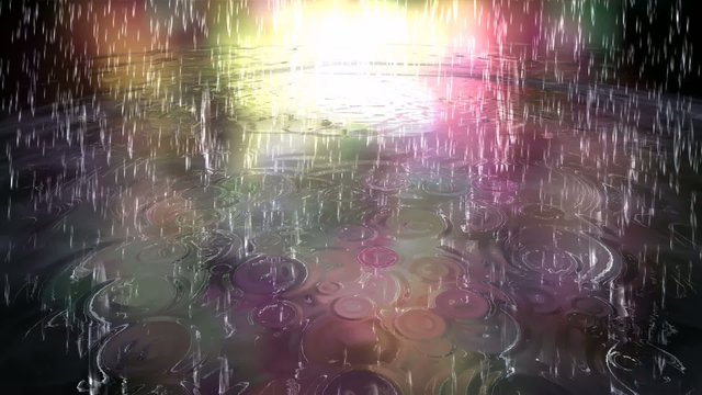 Surreal Rain Animation