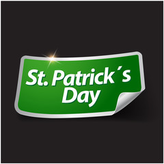 Vector label -  St.Patrick's Day background