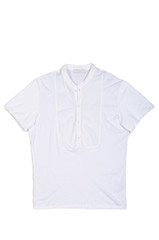 Male t-shirt isolated on the white background