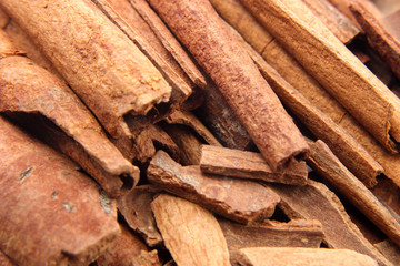 closeup of cinnamons