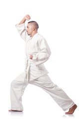 Karate martial arts fighter