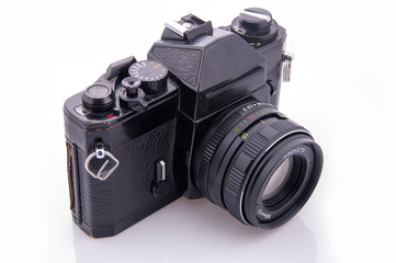 Fototapeta premium Old 35 mm film camera