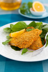 breaded fish