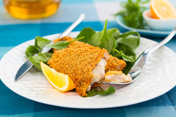 breaded fish
