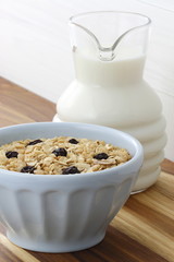 Delicious healthy breakfast