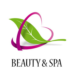 Vector logo beauty and spa © puckillustrations
