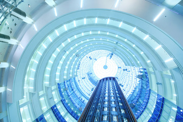 Round floors in skyscraper