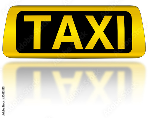 Taxi schild Taxi schild