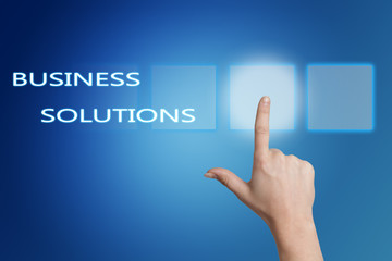 Obraz na płótnie Canvas Business Solutions