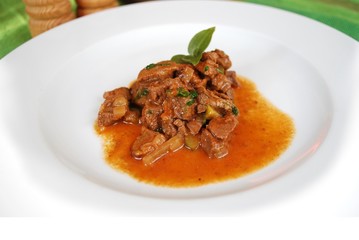 hirschgulasch