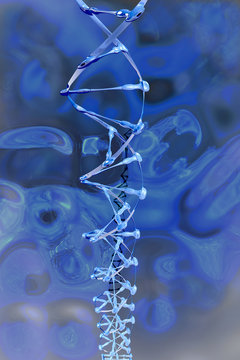 DNA Strand - 3D render