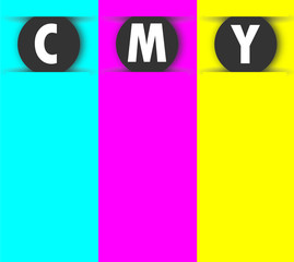 Cyan Magenta Jaune