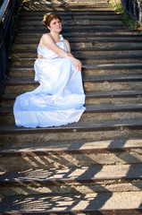 Portrait of a charming and lovely girl