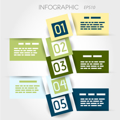 square bubble infographic