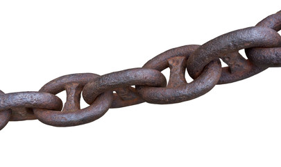 Old anchor chain