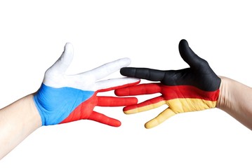 czech and german hand