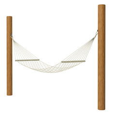 hammock on a white background