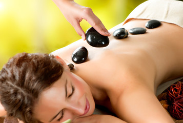 Spa Salon. Stone Massage. Dayspa