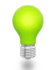 Green light bulb