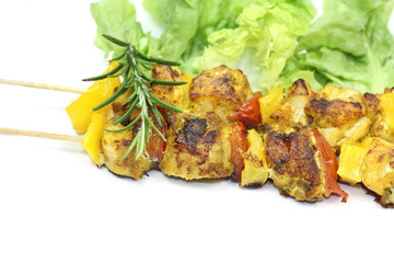 brochettes de poissons