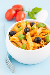Pasta mit Oliven