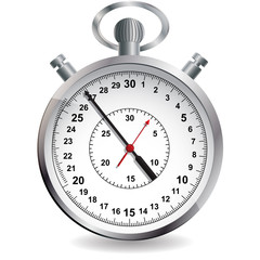 Stopwatch. Vector illustration.