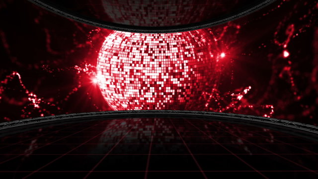 Disco Ball in Monitor, Background -HD1080