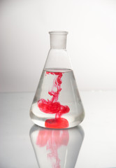 Chemistry recipients with ink