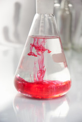 Chemistry recipients with ink