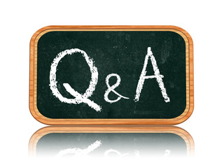Q&A - questions and answers on blackboard banner
