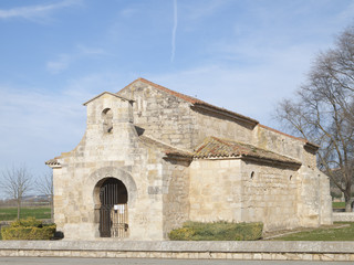 Fototapeta na wymiar Wizygotów Kościół w prowincji Palencia, Hiszpania
