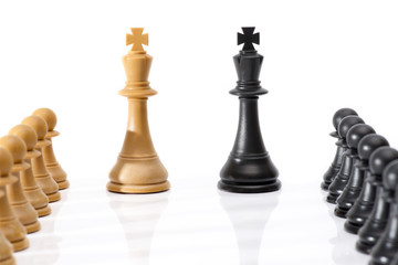 Chessmen Isolated on White