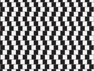 Optical illusion - parallel lines