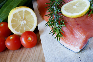 Fresh salmon