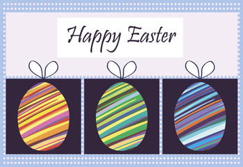 vector card greeting happy Easter