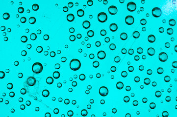 Dirty glass bubbles