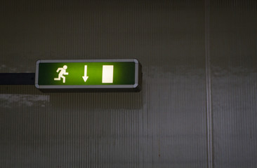 exit sign