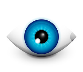 Hi-tech eye concept icon design